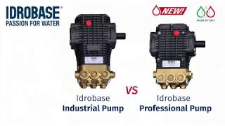 Idrobase Industrial Pump VS Idrobase Professional Pump - Demo