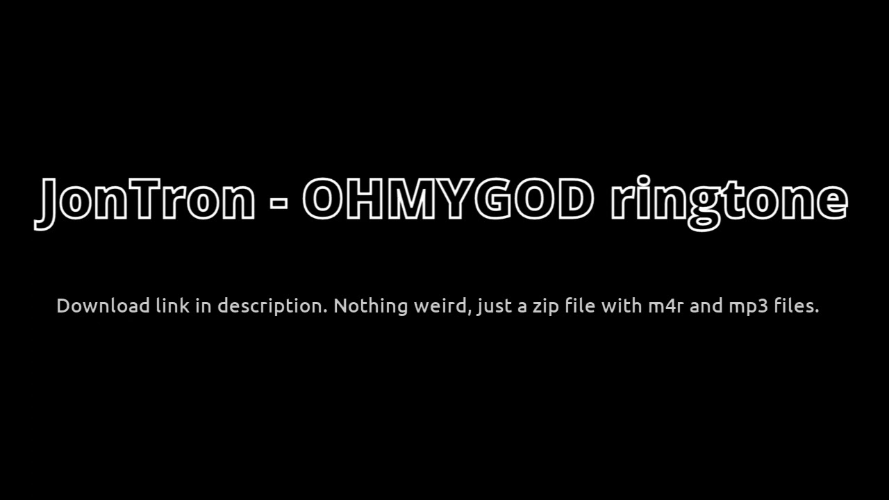 JonTron - "Oh My God" Lion King Ringtone Download