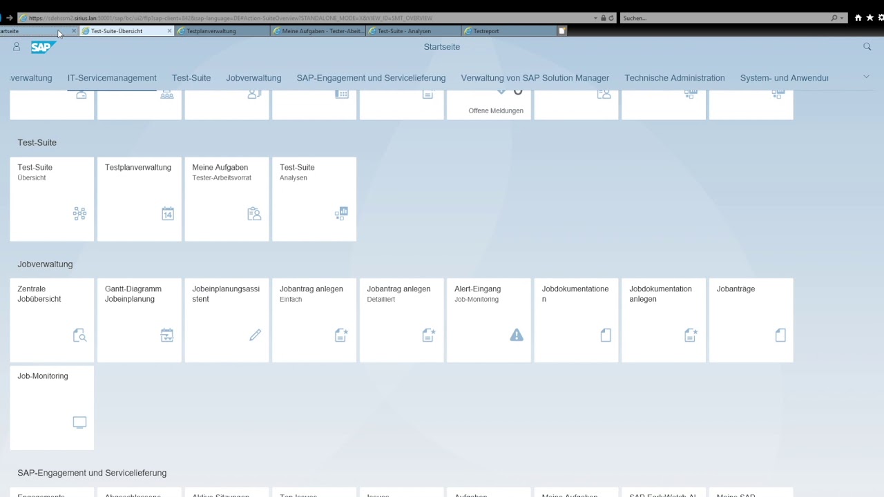 SAP Solution Manager 7 2 Testmanagement Teil 2 SIRIUSitsm YouTube