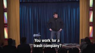 Comedian and audience have fun. #ianbagg #crowdwork #craigslist #laugh #questioins