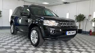 2013 LAND ROVER FREELANDER 2 HSE IN BLACK WITH CREAM LEATHER FOR SALE IN CARDIFF