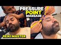 ASMR Pressure Point Head Massage With Neck Crack By Reikimaster #indianbarber #sensoryoverload