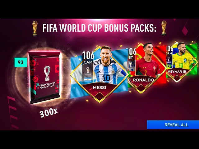 No Way! Opening World Cup Bonus Packs Until I Get 106 Rated Messi, Ronaldo Or Neymar - FIFA Mobile class=