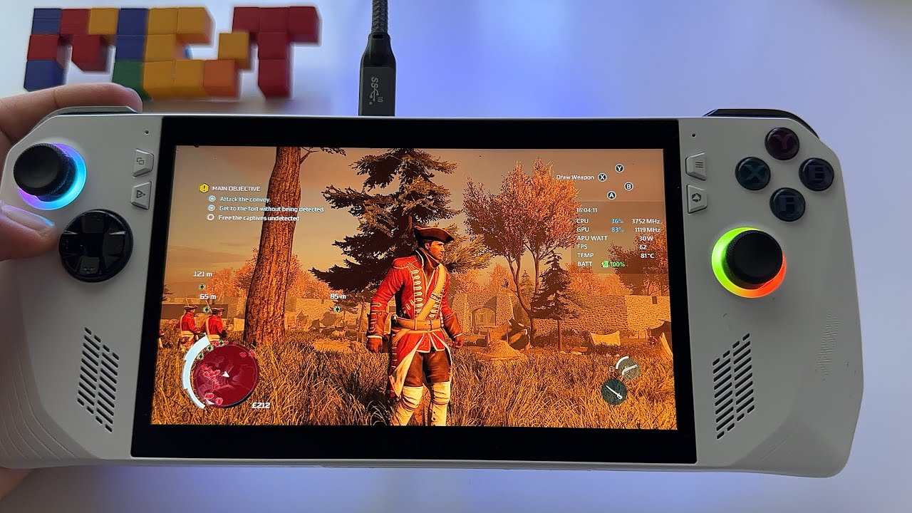 Assassin’s Creed 3 Remastered | Asus Rog ALLY gameplay | RC71L Z1 Extreme