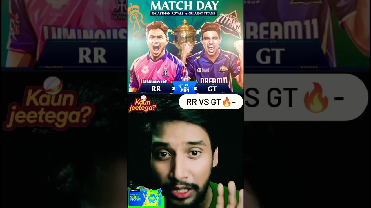 RR VS GT MATCH PREDICTION 🔥🫡.....