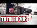 Crazy YouTuber Wants To Dyno His Wrecked Corvette!