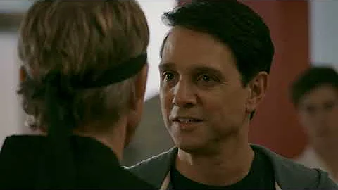 Johnny learns about Daniels dojo [2x05] [Cobra Kai]