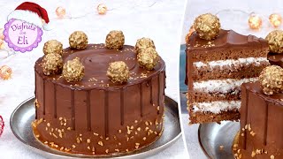 Tarta de Ferrero Rocher y Nutella / Receta Navideña