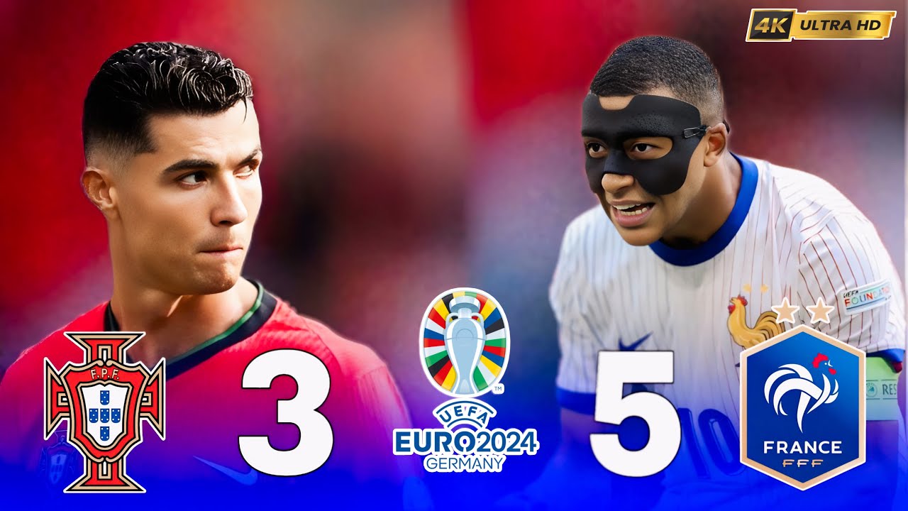 البرتغال 🇵🇹 vs فرنسا 🇫🇷 | مباراة مجنونة!! أهداف + لحظات لا تُنسى 🔥| بجودة 4K يورو 2024 🏆