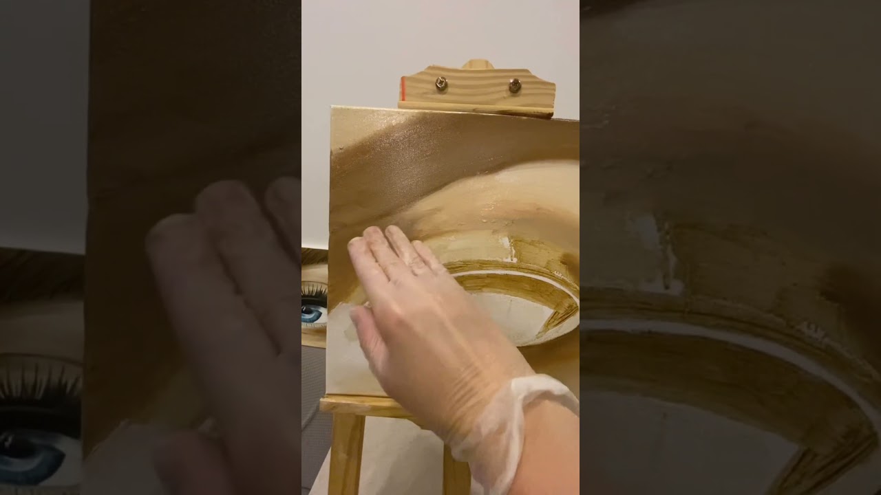 "Soul" «Душа» масло холст 30x30х1,5 cm  