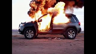Explosion in SUV - Blast in Super Slow Motion!