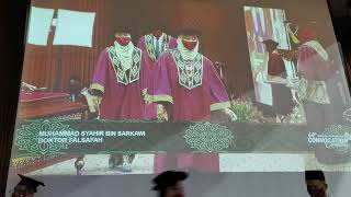 Convo On Stage in UTM Convocation ke-64 (Year 2021)