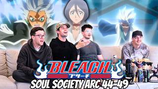 SOUL SOCIETY IS A WRECK...Bleach Soul Society Arc Episodes 44-49 | FIRST TIME REACTION