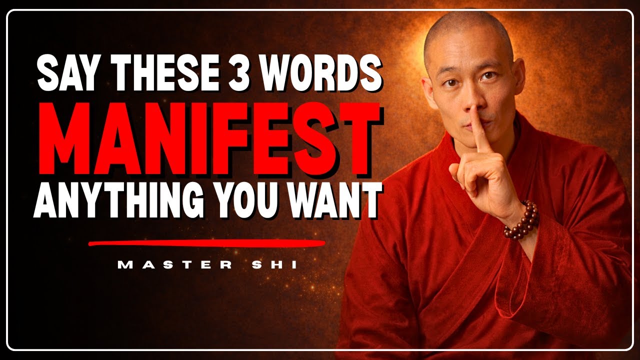 Say These 3 Words, But Don't Tell Anyone | Manifest Anything You Want | Master Shi