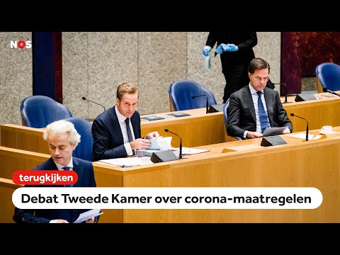 LIVE: Tweede Kamer debatteert over de coronacrisis