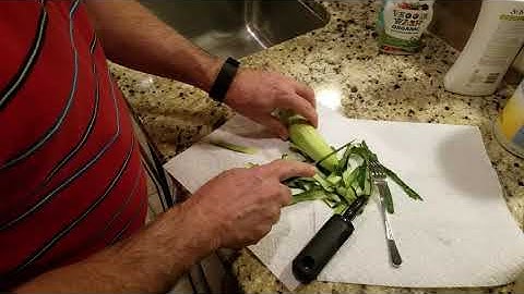 How to remove bitterness from a cucumber in 1 minute
