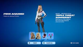 How To Get Triple Threat Sommerset Skin Now Free In Fortnite Unlocked Lego Sommerset Style