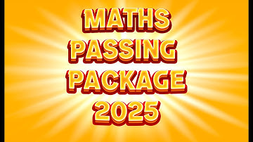 SSLC 2025 MATHS FINAL REVISION SERIES PASSING PACKAGE MOST IMPORTANT QUESTIONS