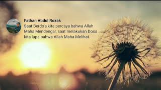 Muhasabah Diri, (Satatus WA) 30detik booster.. cinematic..