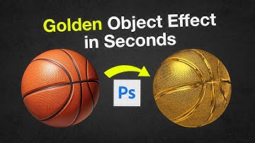 Photoshop 2025 Full Tutorial: Turn Any Object Into Gold!