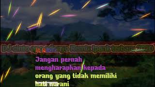 DJ CINTO APO ADONYO IPANK REMIX TERBARU 2020