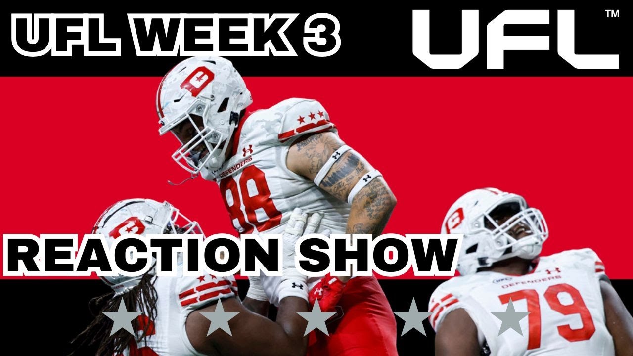 UFL Week 3 Reaction Show | The UFL Gambling Podcast