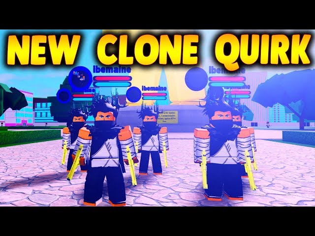 MULTI SHADOW CLONE JUTSU! | NEW CLONE QUIRK IN BOKU NO ROBLOX