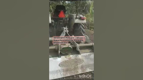 SarvaShakthi Rotavator | delivery | Heavy duty | #mulcher #rotavetor #7feetrotavator