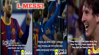 KUMPULAN CocoFun SEPAK BOLA VERSI MESSI || QUOTES KEREN SEPAK BOLA 2021