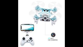 Mini Quadcopter Drone with Camera Live Video, EACHINE E10W Wifi FPV Mini Quadcopter with HD Camera S