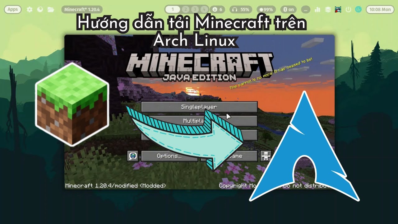 ClythVN | Cách tải Minecraft trên Arch Linux (btw) SIÊU DỄ !!!!! - YouTube