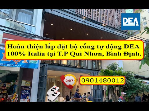 Cổng tự động âm sàn Dea Ghost 24v tại Qui Nhơn, Bình Định.