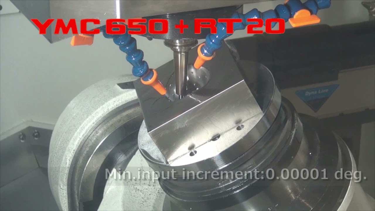 YMC 650+RT20 Vertical 5-Axis Micro Center | Yasda Precision America