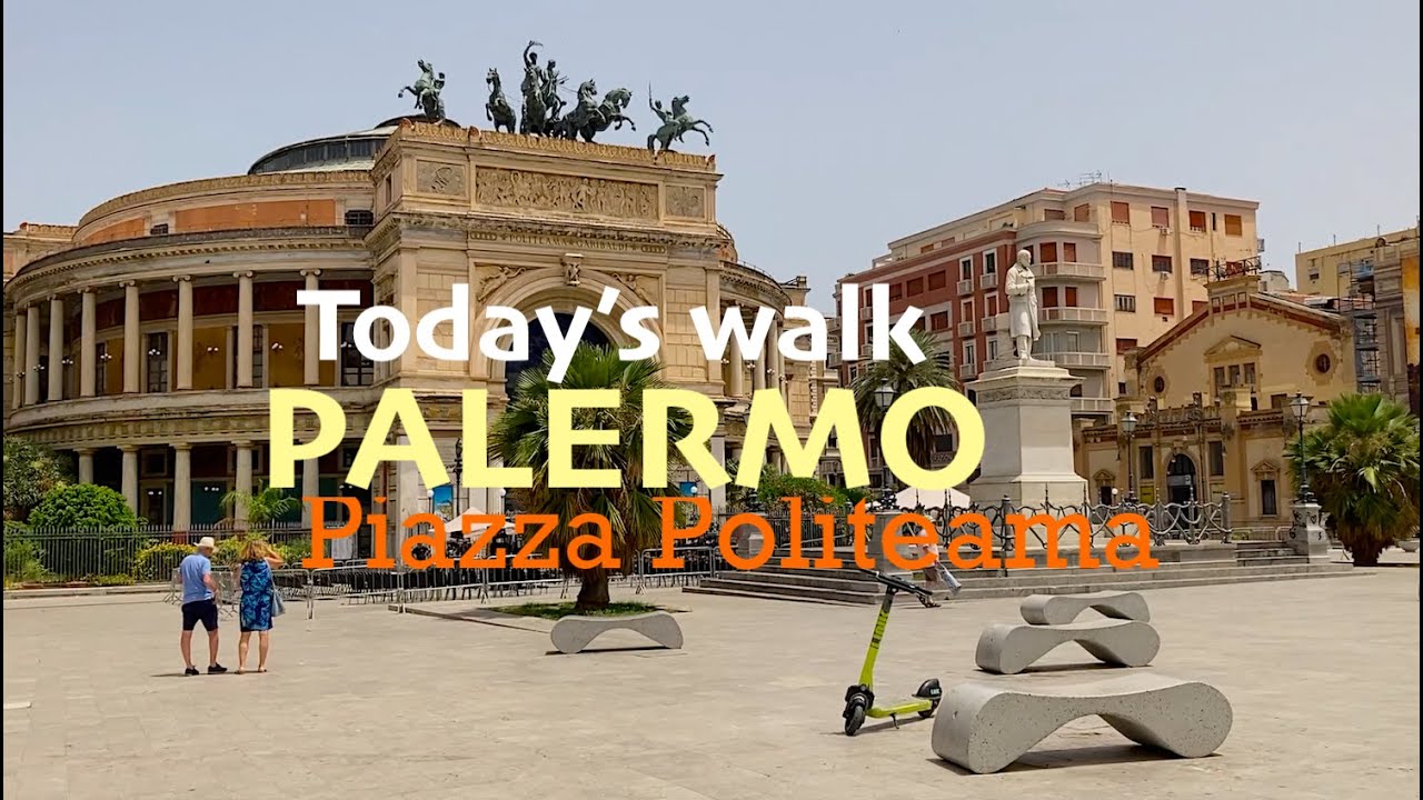 Palermo: beauty is where you see it. City Walks : Piazza Politeama. Mt 9, 18-26.