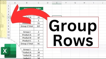 How to Group Rows in Excel (Automated and Manual Way)