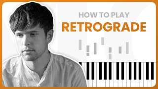 How To Play Retrograde By James Blake On Piano - Piano Tutorial (PART 1) Net Worth