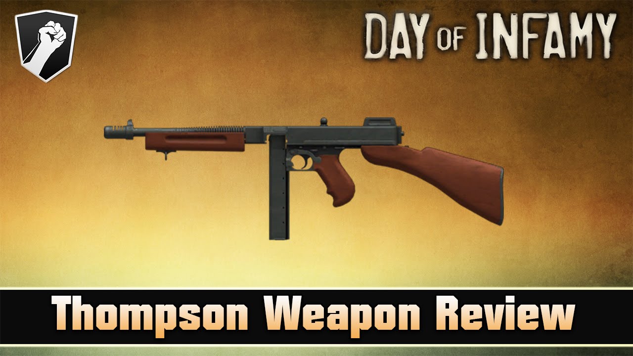 Thompson Weapon Review Day Of Infamy Mod Youtube - m1a1 thompson drum mag roblox