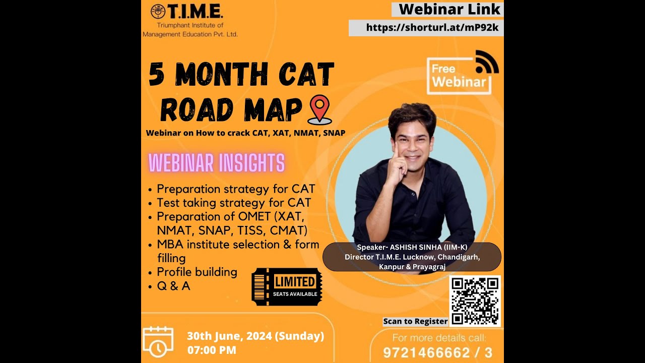 5 MONTH CAT ROADMAP BY ASHISH SIR (IIM-K) 30th Jun - YouTube