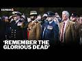 Britain honours war veterans and 'glorious dead' in poignant Armistice Day services
