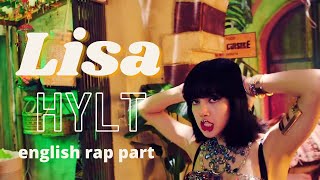 lisa 'how you like that' english rap with lyrics (japanese version rap part)🔥