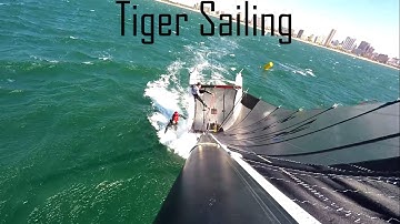 Hobie Cat: Tiger Sailing & Wipeout[HD]