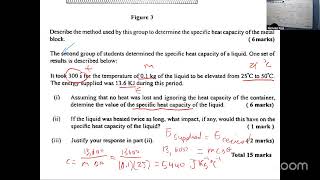 CSEC Physics Thermal Quantities