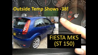 Ford Fiesta Mk5 Outside Temp Sensor Fault Diagnosis Repair St150 Part 1 Youtube