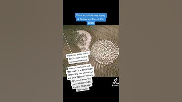 Crop circle with binary code MESSAGE 🤯 #UFO
