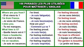 100 PHRASES LES PLUS UTILISÉES POUR MAÎTRISER L'ANGLAIS