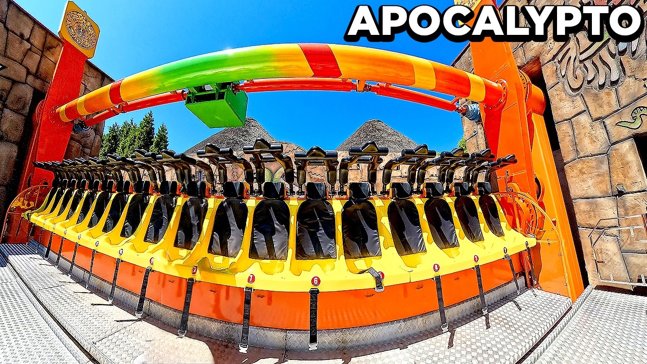 Apocalypto - Energylandia 2025 (4K) (POV) (Zator, Польша) Insta360 X5