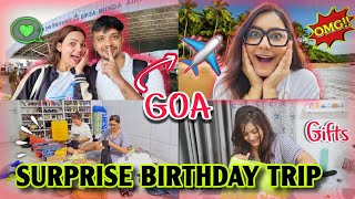 Birthday Trip ✈️ par GOA📍le jaa kar Rani ko Kiya SURPRISE 🎁🎉 | I Almost RUINED the Plan 🤯❌️ 