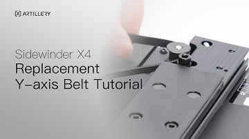 Artillery Sidewinder X4 Pro | Tutorial on replacing Y-axis Belt