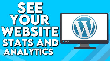How To See Your Website Stats And Analytics on Wordpress