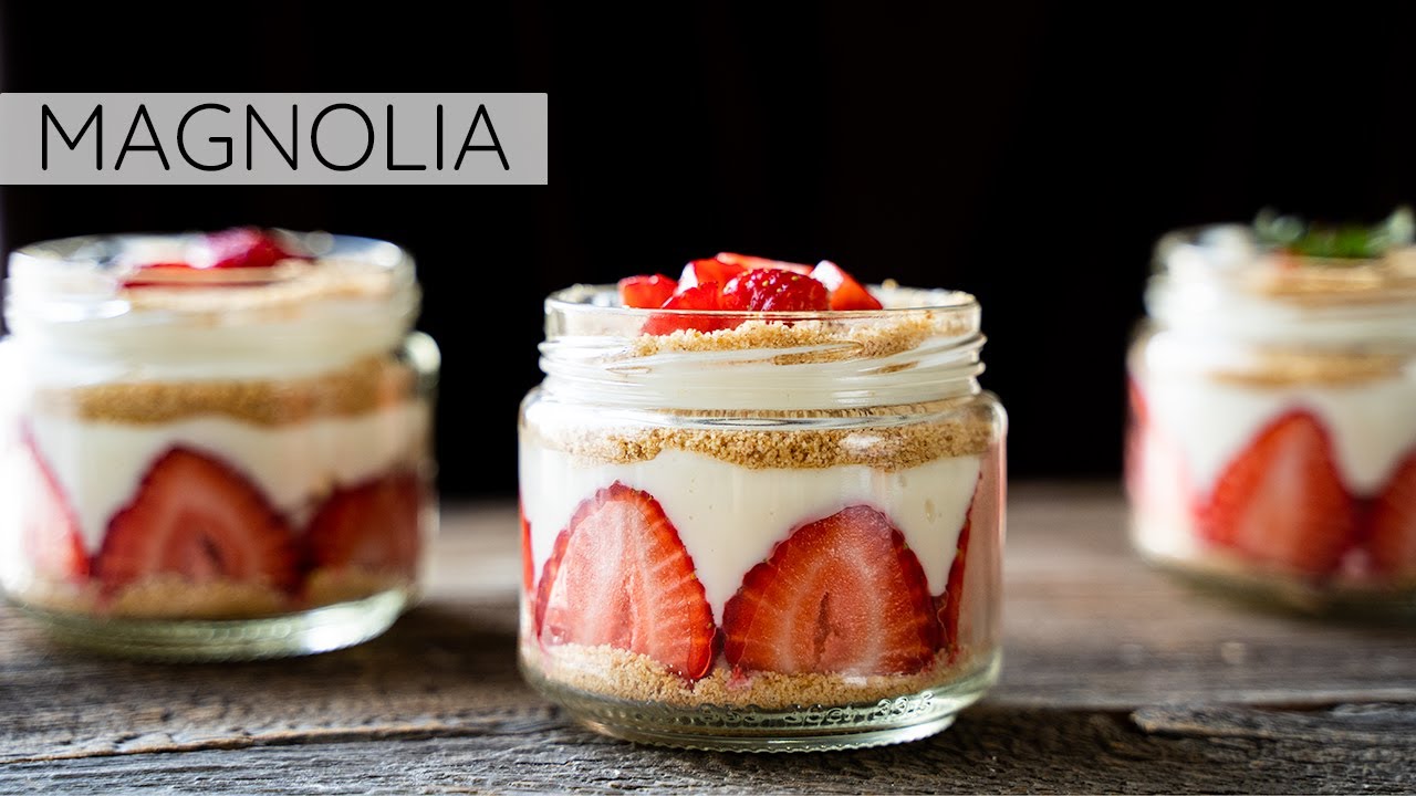 MAGNOLIA How to Make Strawberry & Banana Magnolia Pudding Dessert